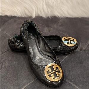 Patent Leather Tory Burch Flats